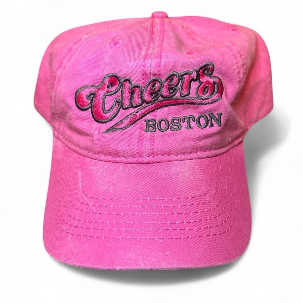 NEW Cheers Boston Faded Pink Vintage Baseball Cap — OS
